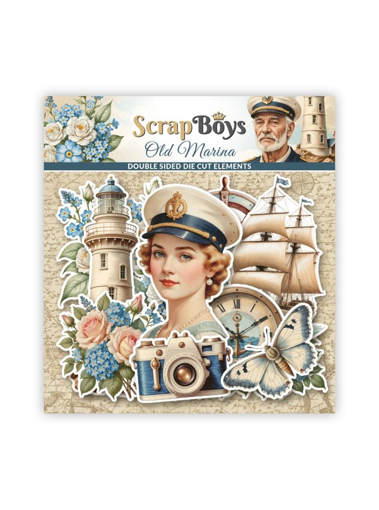 Die cut éléments - Collection "Old Marina" - ScrapBoys