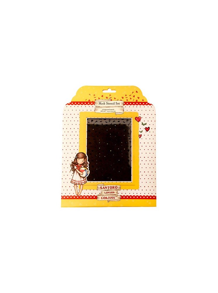 Amour - Mask Stencil Set - Gorjuss - Santoro