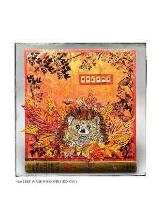 Happy Hedgehog - Tampon caoutchouc - Crafty Individuals
