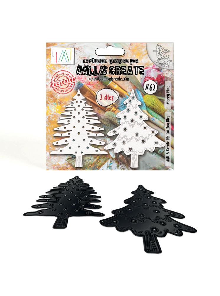 Merry Pine - Dies 62 - Matrice de découpe - Collection "Bright Lights" - Aall & create