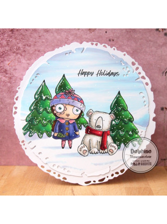 Merry Pine - Dies 62 - Matrice de découpe - Collection "Bright Lights" - Aall & create