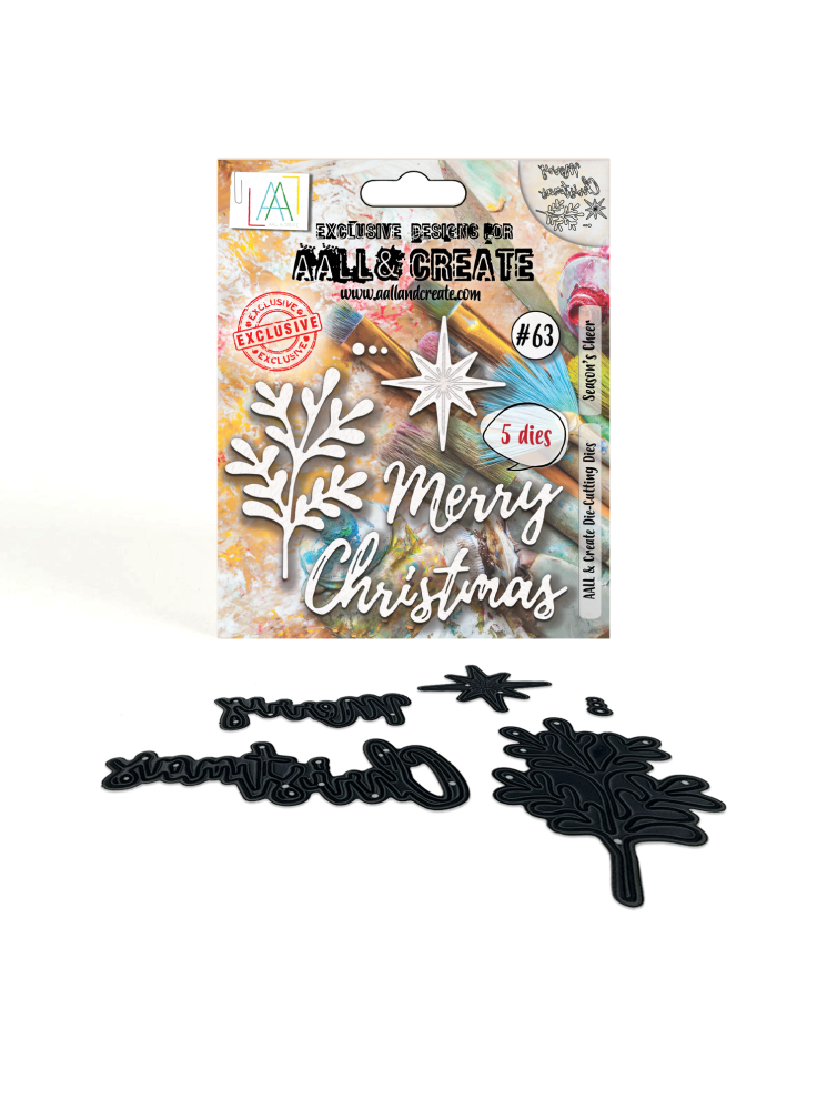 Season's Cheer - Dies  63 - Matrice de découpe - Collection "Bright Lights" - Aall & create