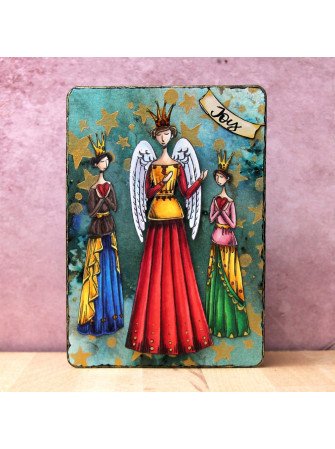 Tampon clear N° 1220 : Angel Wings - Collection "Yuletide Extravaganza" - Aall & create