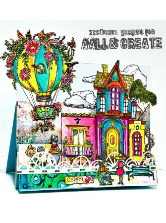 Tampon Clear N° 1231 : Sundae Socials - Collection "Metamorphtropolis"  - Aall & Creates