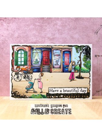 Tampon clear N° 1157 : Skredz - Collection "Pop Corn" - Aall & create