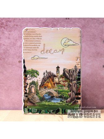 Tampon Clear N° 1105 : Half Globe Hamlet -Aall & Creates