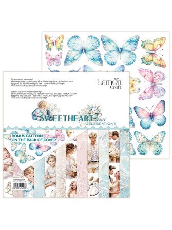 Pack papiers Celebrations - Collection "Sweetheart" - Lemon Craft
