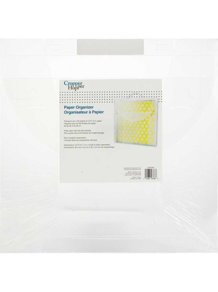 Organisateur de papiers - Sac pour feuilles de scrapbooking - Cropper Hopper