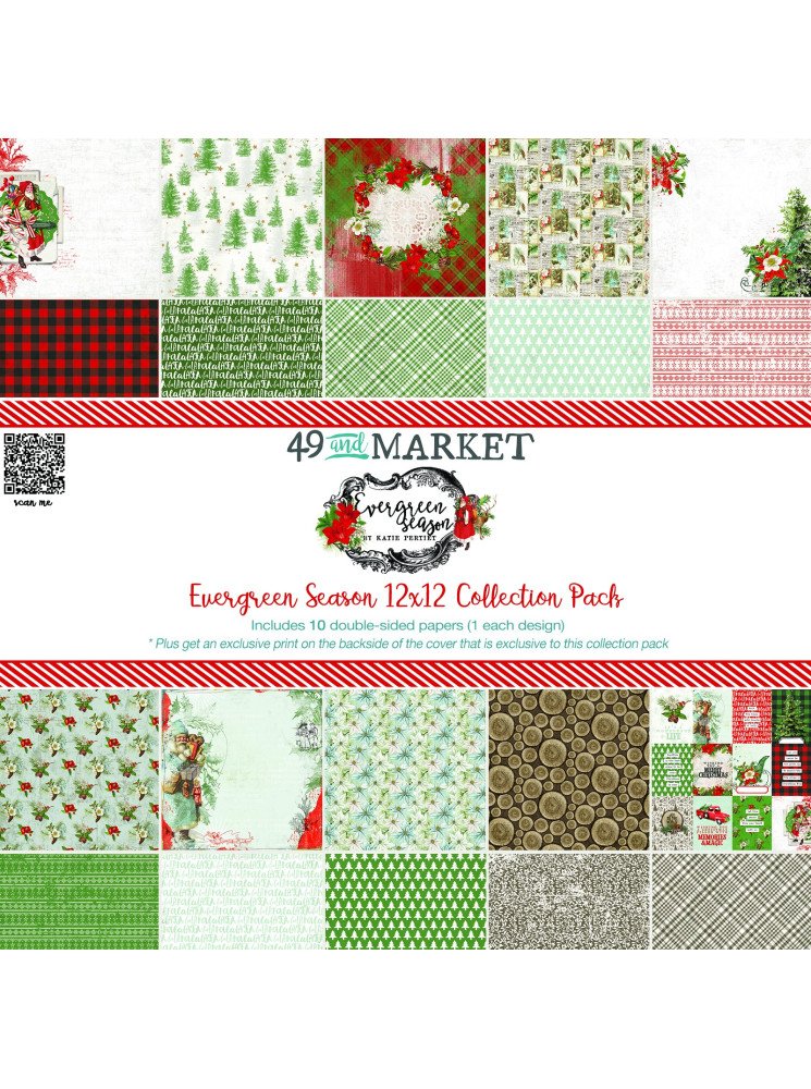 Pack papiers - Collection "Evergreen Season" - 49 and Market