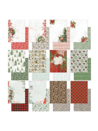 Pack papiers 15 x 20 cm - Collection "Evergreen Season" - 49 and Market