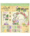 set de 16 papiers imprimés double face - graphic 45 - grow with love
