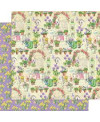 set de 16 papiers imprimés double face - graphic 45 - grow with love