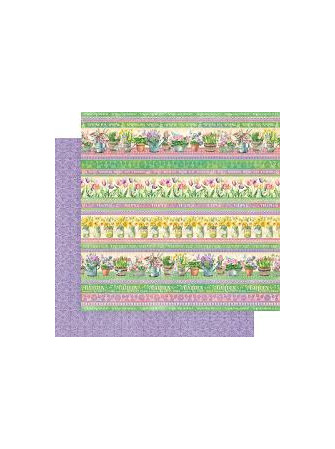 set de 16 papiers imprimés double face - graphic 45 - grow with love