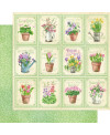 set de 16 papiers imprimés double face - graphic 45 - grow with love