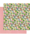 set de 16 papiers imprimés double face - graphic 45 - grow with love