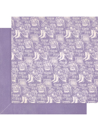 set de 16 papiers imprimés double face - graphic 45 - grow with love