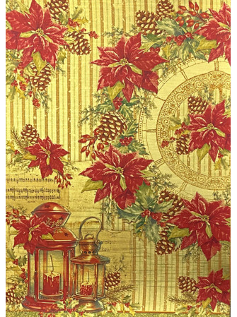 Pack de 5 papiers imprimés perlés simple face - The Nutcracker - Ciao Bella