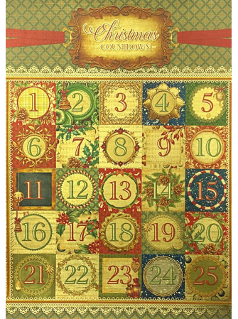 Pack de 5 papiers imprimés perlés simple face - The Nutcracker - Ciao Bella