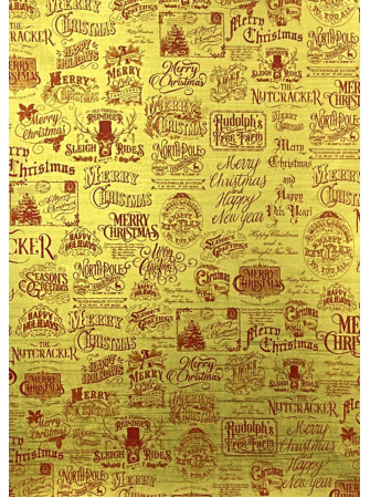 Pack de 5 papiers imprimés perlés simple face - The Nutcracker - Ciao Bella