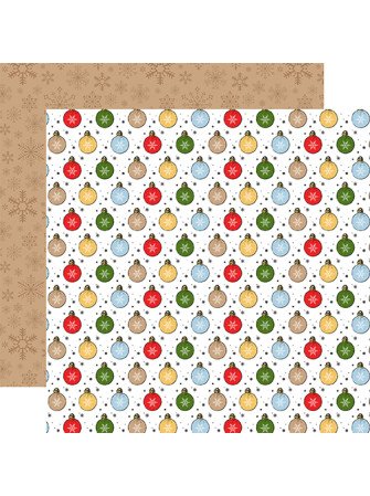 Pack 12 papiers imprimés - Collection "Winnie The Pooh Christmas" - Echo Park