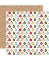 Pack 12 papiers imprimés - Collection "Winnie The Pooh Christmas" - Echo Park