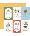 Pack 12 papiers imprimés - Collection "Winnie The Pooh Christmas" - Echo Park