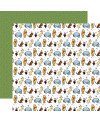Pack 12 papiers imprimés - Collection "Winnie The Pooh Christmas" - Echo Park