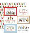 Pack 12 papiers imprimés - Collection "Winnie The Pooh Christmas" - Echo Park