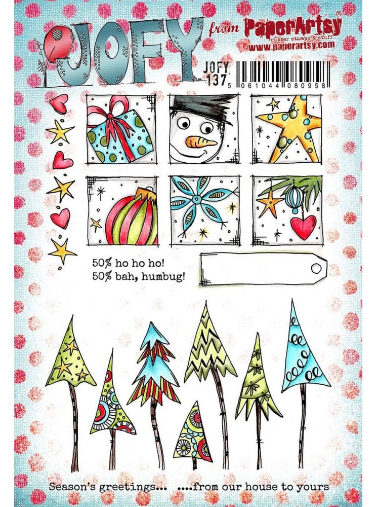 Tampon cling - Set 137 - Collection JOFY - PaperArtsy