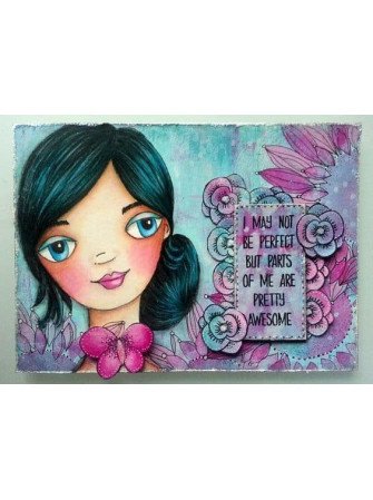 Tampon cling - Clare Lloyd 9 - Collection Eclectica - PaperArtsy