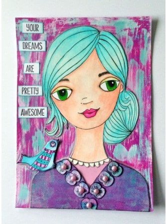 Tampon cling - Clare Lloyd 9 - Collection Eclectica - PaperArtsy