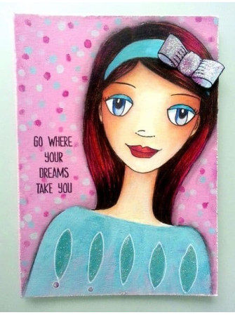 Tampon cling - Clare Lloyd 10 - Collection Eclectica - PaperArtsy