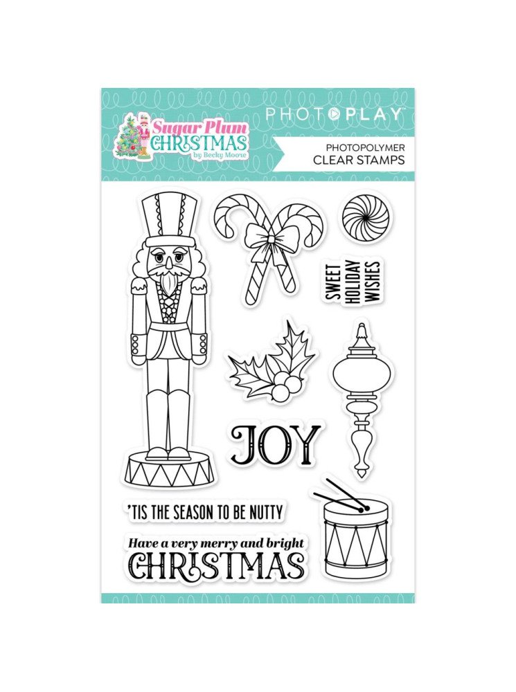 Sugar Plum Christmas - Tampons clear - Photoplay