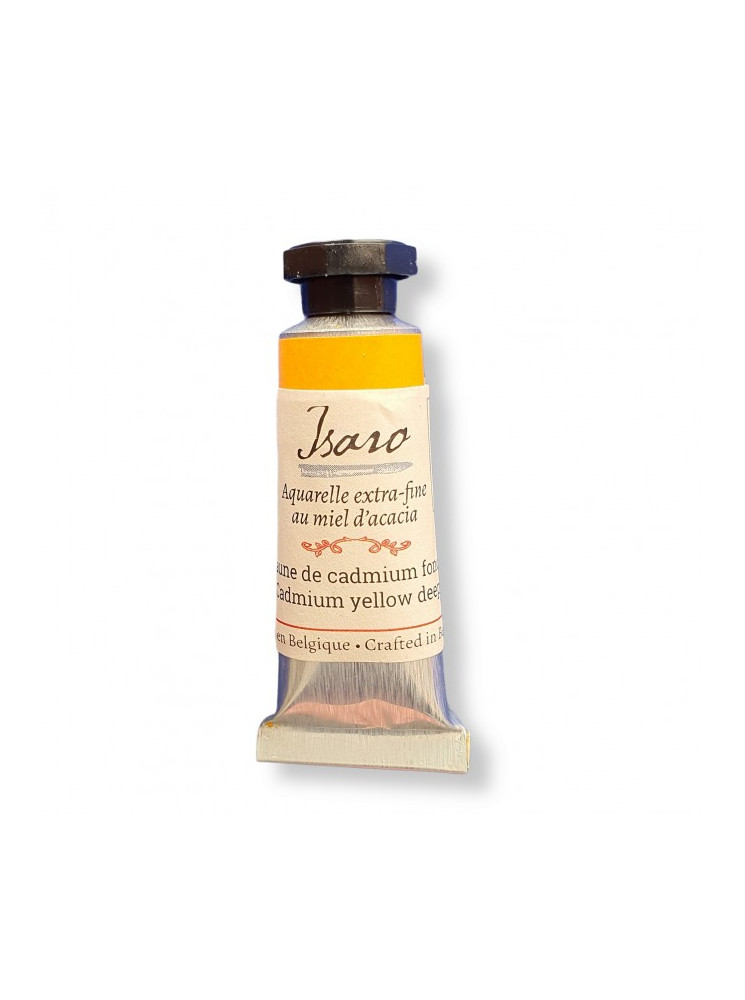 Aquarelle extra fine en tube - Jaune de cadmium foncé - Isaro