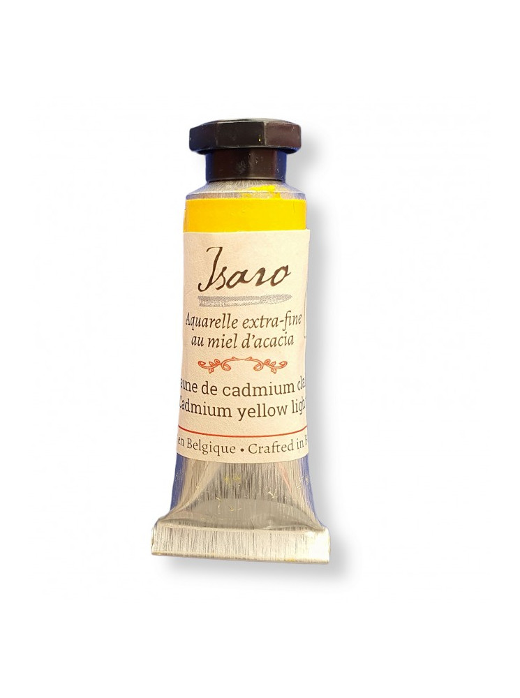 Aquarelle extra fine en tube - Jaune de cadmium clair - Isaro