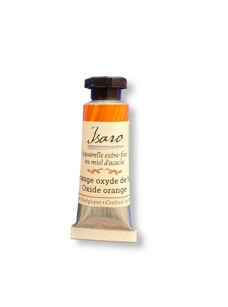 Aquarelle extra fine en tube - Orange Oxyde de fer - Isaro