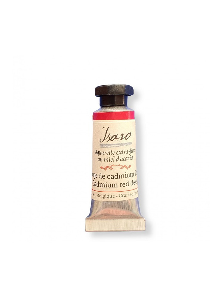 Aquarelle extra fine en tube - Rouge de Cadmium foncé- Isaro