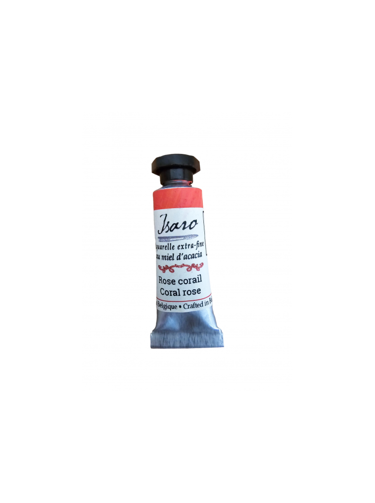 Aquarelle extra fine en tube - Rose corail - Isaro