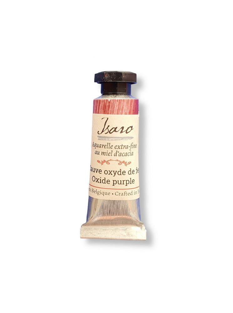 Aquarelle extra fine en tube - Mauve oxyde de fer - Isaro