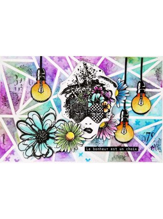 Paint - Tampon clear - Graffiti Girl