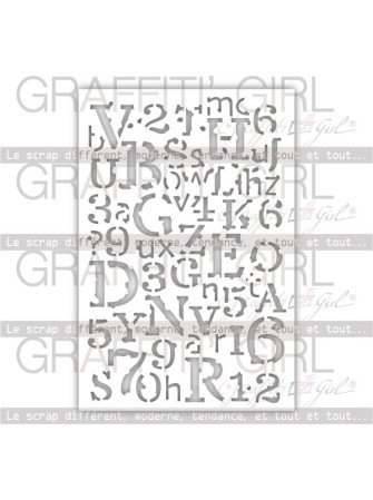 Stencil : Alpha Grunge -...