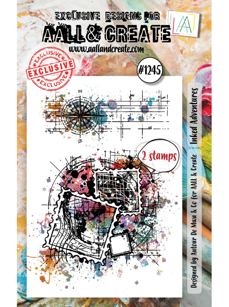 Tampon clear N° 1245 : Inked Adventures - Aall & create
