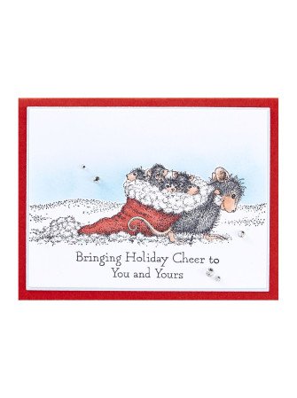 Tampon cling - Christmas Friends - Collection "House-Mouse" - Spellbinders