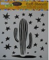 Mini Cactus : stencil