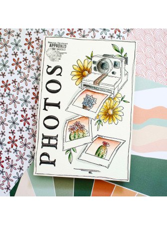 Tampons clear - Polaroïd - Collection "Peace And Love" - Chou & Flowers
