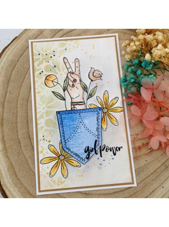 Tampons clear - Good Vibes - Collection "Peace And Love" - Chou & Flowers