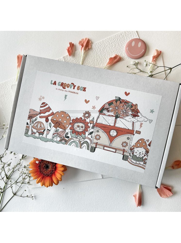 La Groovy Box - Collection "Peace And Love" - Chou & Flowers