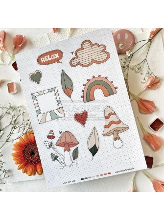 La Groovy Box - Collection "Peace And Love" - Chou & Flowers