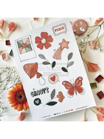 La Groovy Box - Collection "Peace And Love" - Chou & Flowers