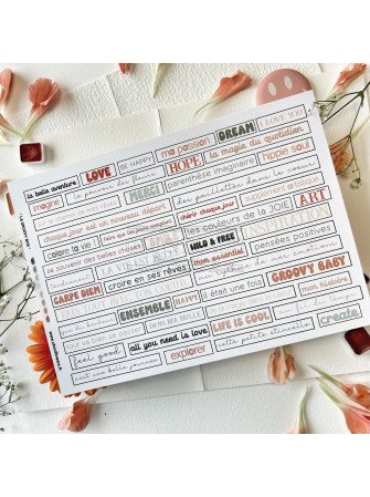 La Groovy Box - Collection "Peace And Love" - Chou & Flowers